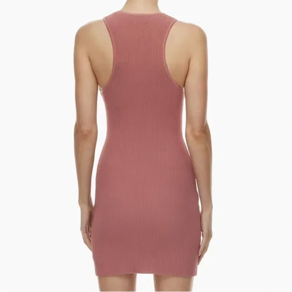 NWT Aritzia Babaton Sculpt Knit Racer Mini Dress XS - Picture 2 of 5
